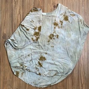 Moon & sky tie dye tee